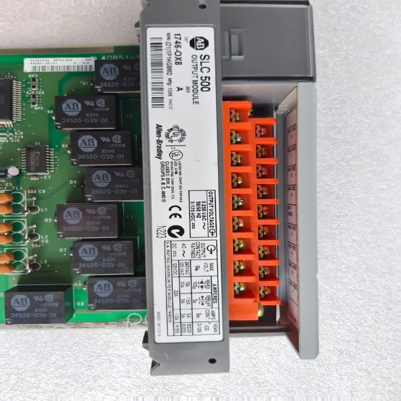 Allen-Bradley 1746-OX8 SLC 500 Isolated Relay Output Module, 8-Point Relay, Industrial PLC I/O thumbnail 5